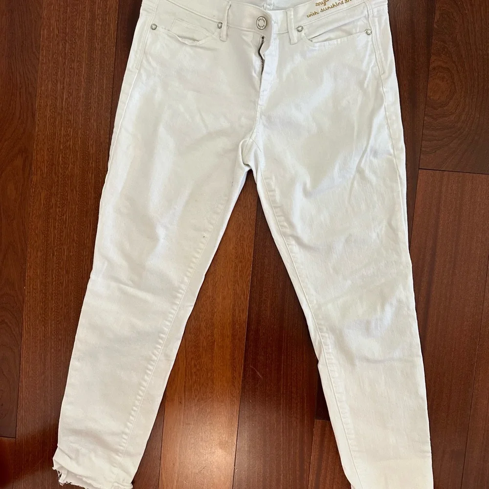 White Lilly Pulitzer jeans - Picture 2 of 6